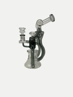 King Pluto - Double Deck Recycler Dab Rig with Diamond Knob