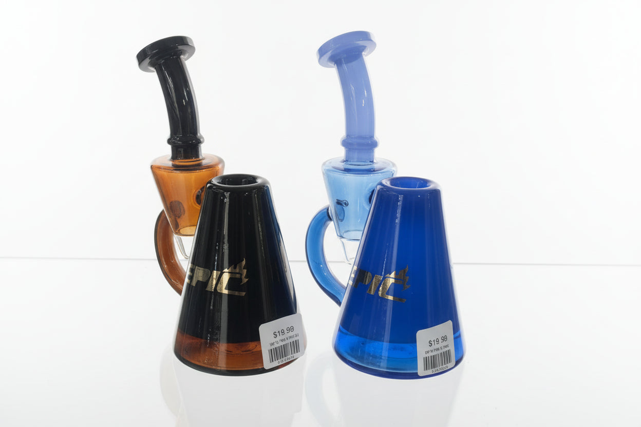 EPIC Recycling Bubbler  - 6.5 Inches | Assorted 2 Colors