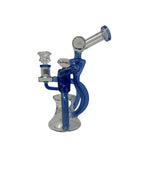 King Pluto - Double Deck Recycler Dab Rig with Diamond Knob