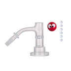 IC Quartz - Haze | 10mm 45D Banger | Includes Carb Cap, Terp balls | 5 Colors