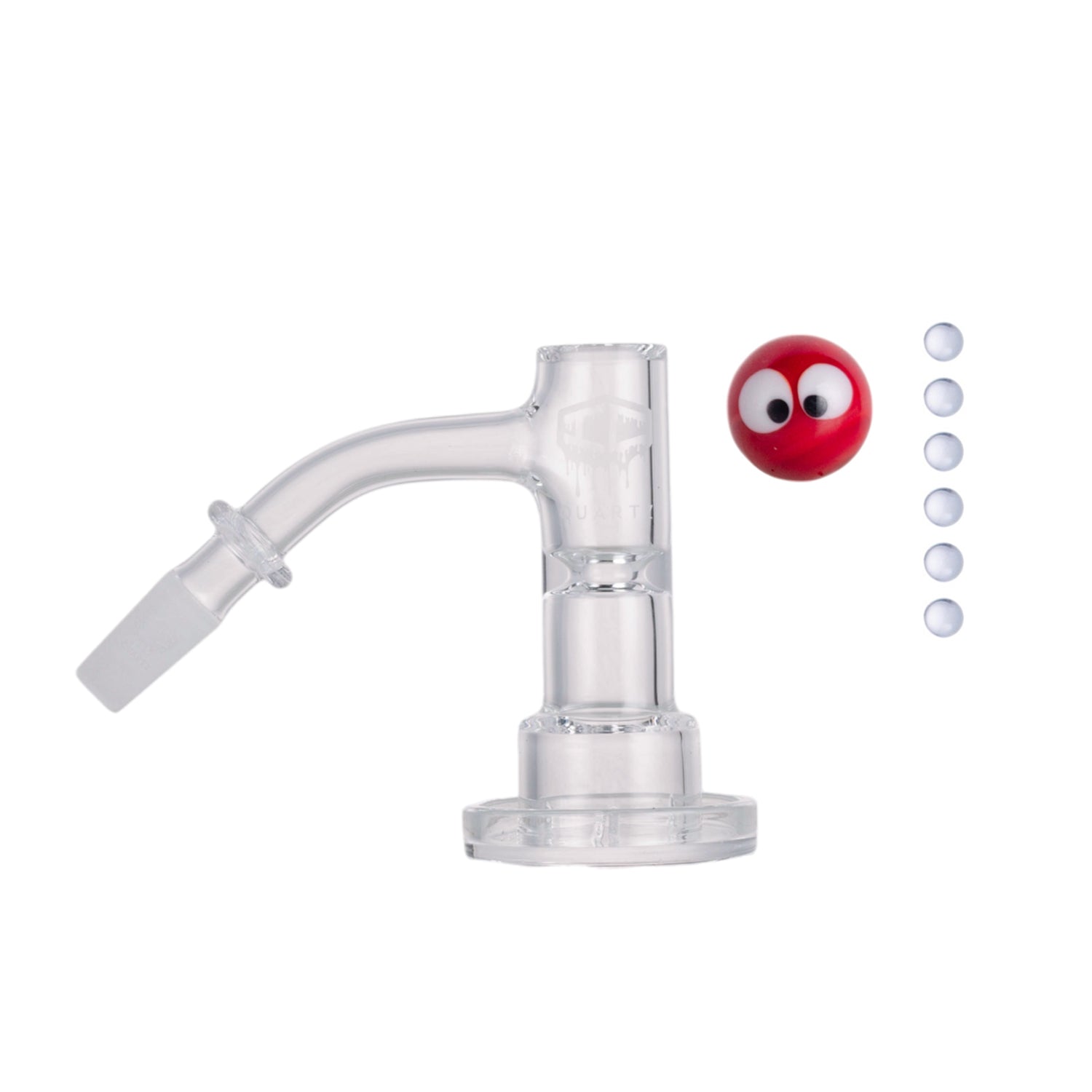 IC Quartz - Haze | 10mm 45D Banger | Includes Carb Cap, Terp balls | 5 Colors