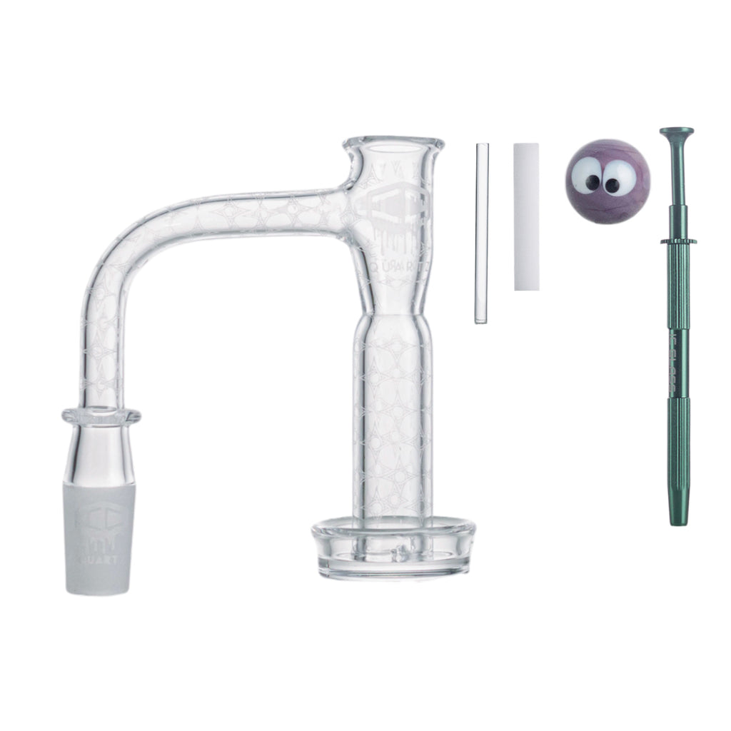IC Quartz - Voyager 4th Gen | 14mm 90D Banger | Includes Terp Ball Grabber | 5 Colors
