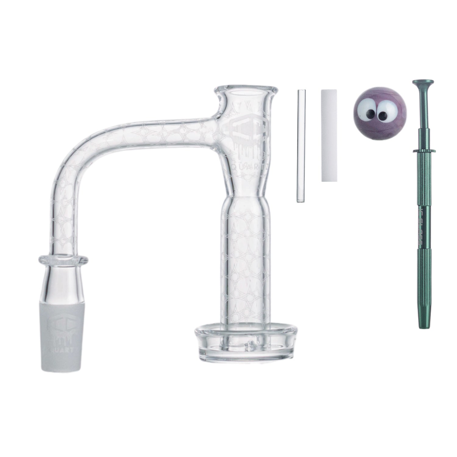 IC Quartz - Voyager 4th Gen | 14mm 90D Banger | Includes Terp Ball Grabber | 5 Colors