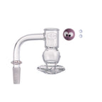 IC Glass - Ice River | 10mm 90D Quartz Banger | Includes Carb Cap, Terp Balls & Sticker | 5 Colors