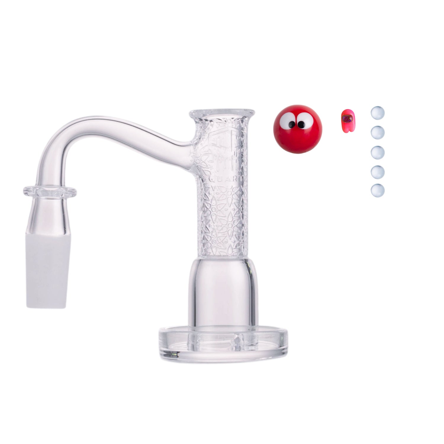 IC Quartz - Highsky 2nd Gen | 14mm 90° Banger | Includes Terp Ball Grabber | 5 Colors