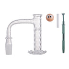 IC Quartz - Crystal 2nd Gen | 14mm 90D Banger | Includes Terp Ball Grabber | 5 Colors