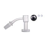 IC Glass - Fairchild | 14mm 45° Quartz Banger | Includes Carb Cap, Terp Balls | 5 Colors