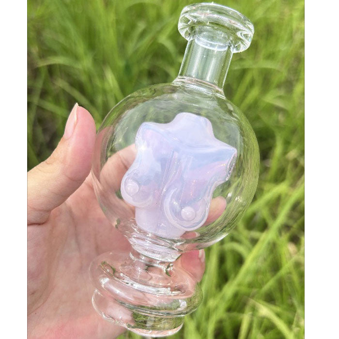 7-inch Jugz Puffco Peak and Peak Pro compatible borosilicate glass attachment with water filtration