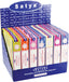 Satya Hand Rolled Incense Sticks - 84 Count Display | Aromatic & Long-Lasting