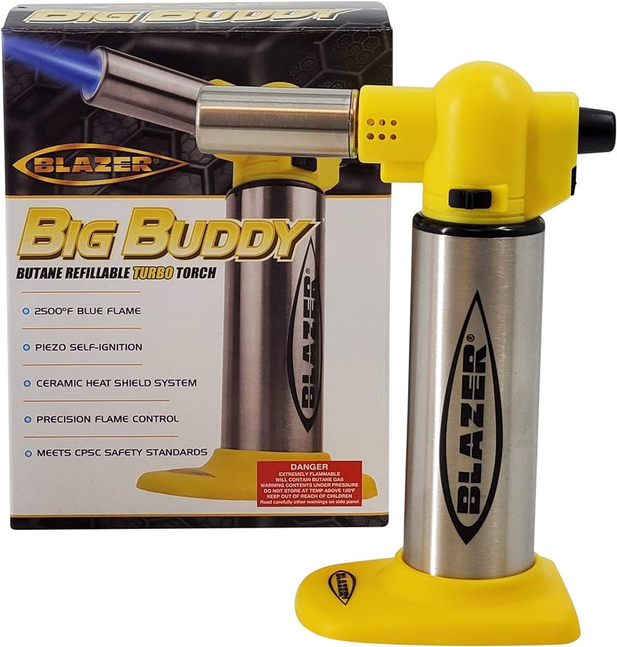 Blazer - Big Buddy | Blue Flame | Piezo Self Ignition | Single Unit
