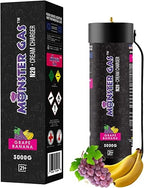 Monster 3000G Whipped Cream Chargers | FOOD-GRADE NITROUS OXIDE FOR FOOD| SINGLE TANK