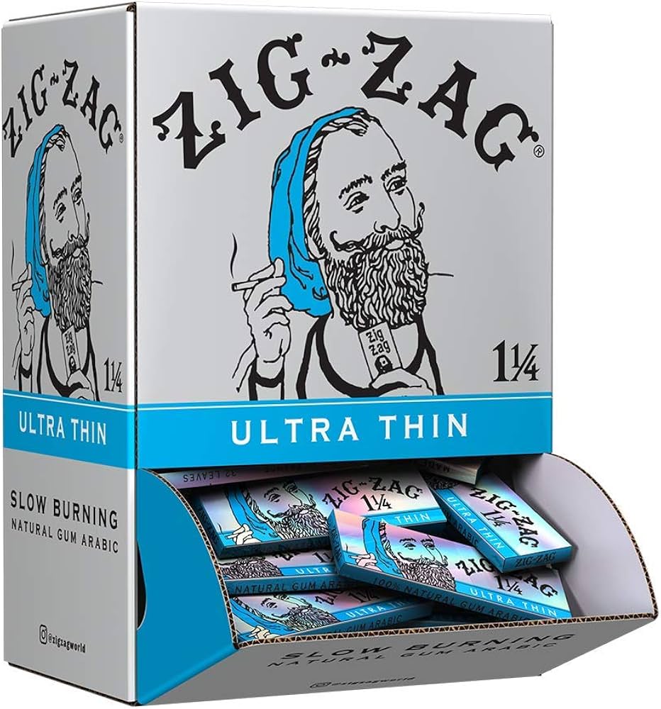 ZIG ZAG ULTRA THIN 1 1/4 PAPERS SLOW BURNING Main image