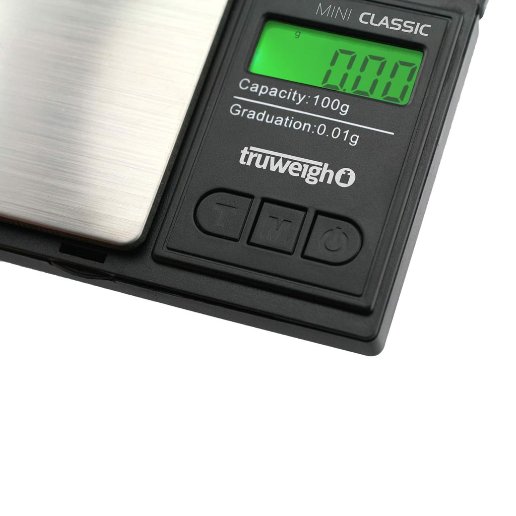 Truweigh - Mini Classic Scale | 100g x 0.01g | Single Unit