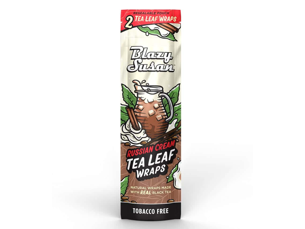 Blazy Susan - Wraps | 25pouches/Box | 2wraps/Pouch| Russian Cream Tea Wraps