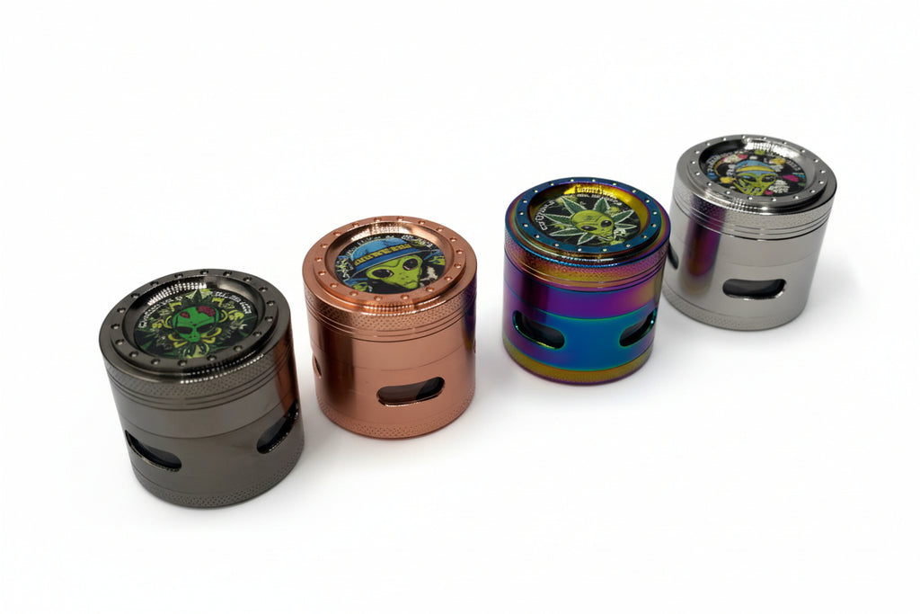 Chromium Crusher - Rainbow Bling Alien Grinder | 6 Crushers / Unit | Single Unit