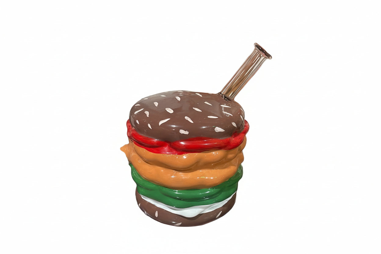 I'm Lighting It Burger Burner Water Pipe-  Ceramic | CMB02 Main image