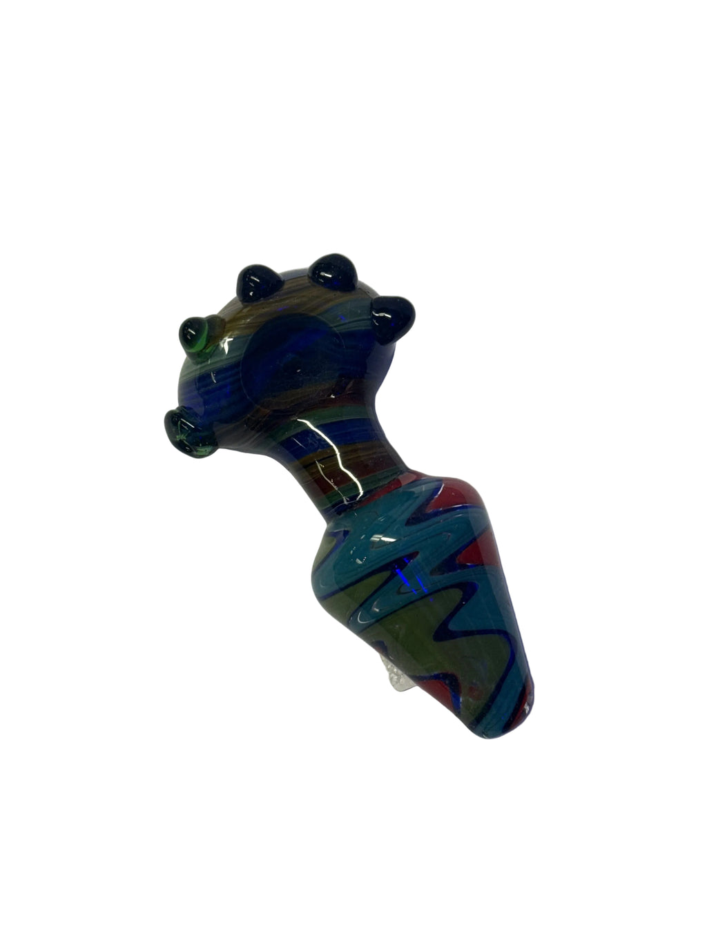Hand Pipe - 4" Hand Pipe with Wig Wag Design on Neck | Assorted | $9.99/Pc