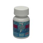  7Lives Kratom Tablets, 20 count, showing the label with 800mg total strength.