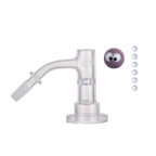 IC Quartz - Haze | 10mm 45D Banger | Includes Carb Cap, Terp balls | 5 Colors