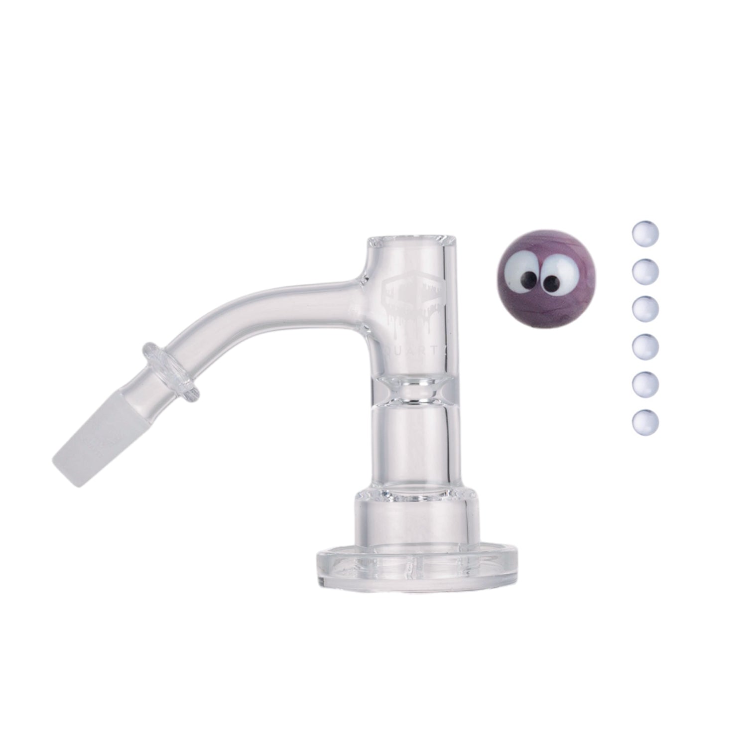 IC Quartz - Haze | 10mm 45D Banger | Includes Carb Cap, Terp balls | 5 Colors