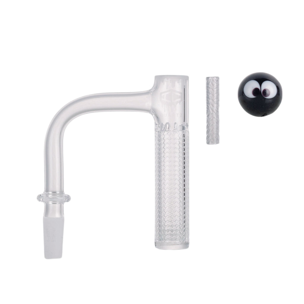 IC Quartz - Eclipse | 10mm 90D Banger | Includes Carb cap, Terp Ball | 5 Colors