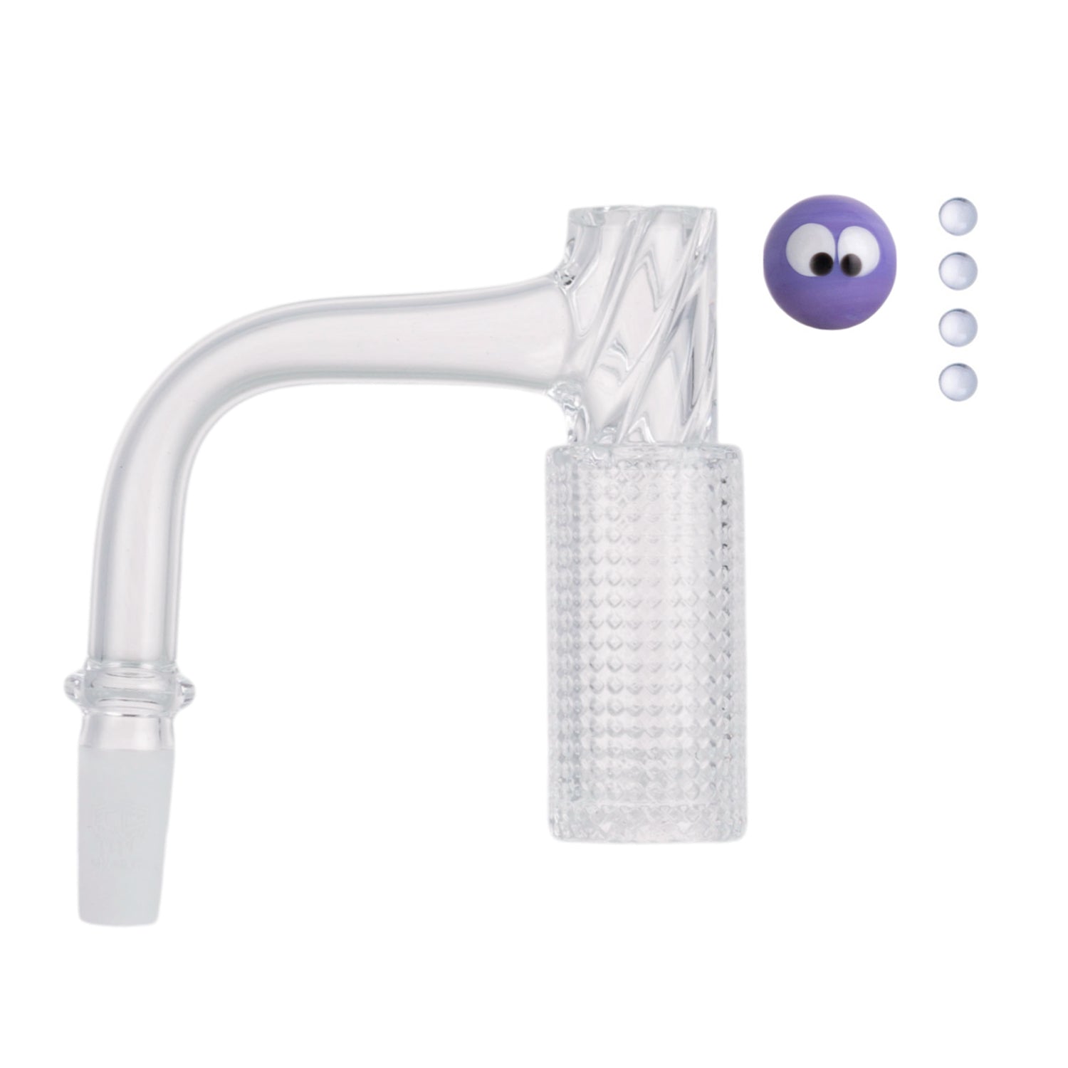 IC Quartz - Elite | 10mm 90° Banger | 99.9%  Banger | Includes Carb Cap, Terp balls | 5 Colors