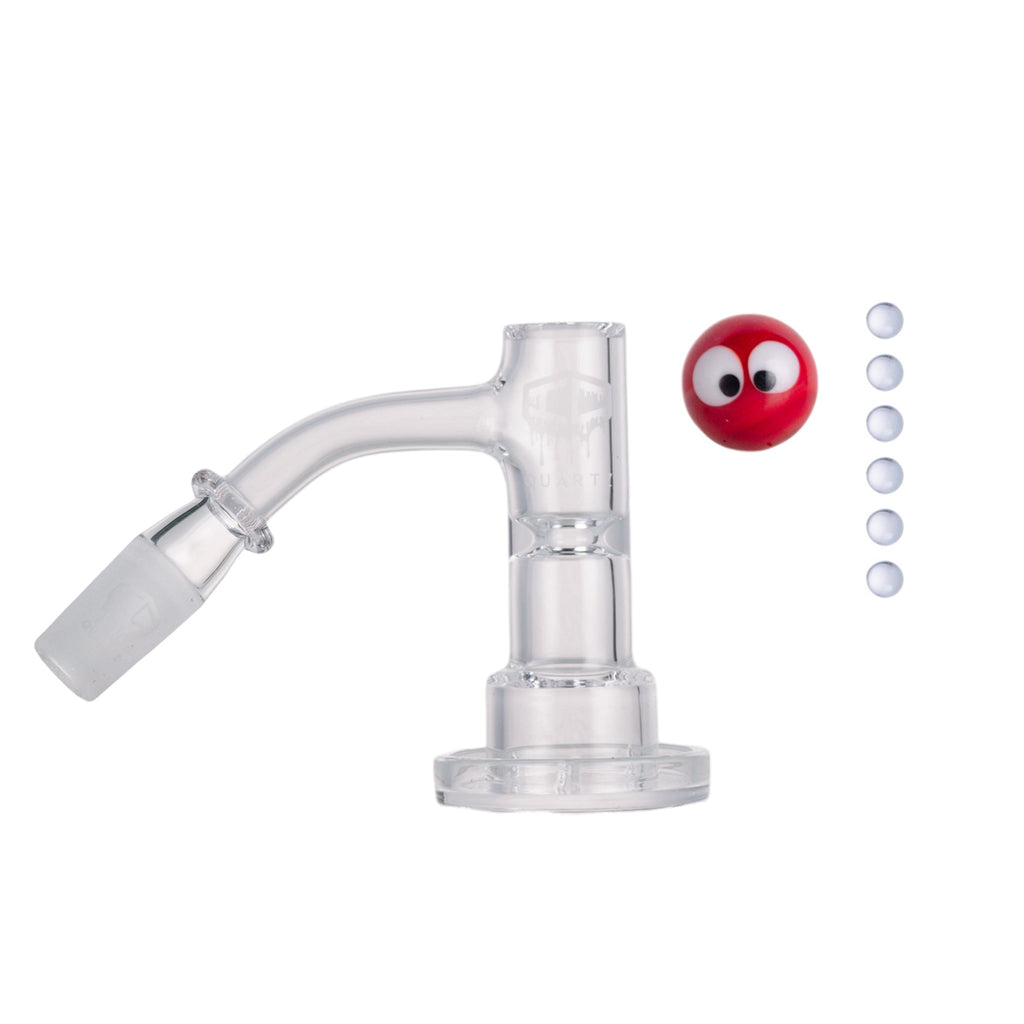 IC Quartz - Odyssey 3rd Gen | 14mm 45D Banger | Includes Carb Cap, Terp balls | 5 Colors