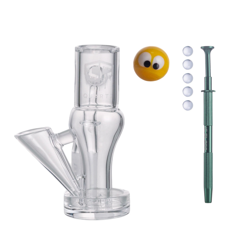 IC Quartz - Prestige 2nd Gen | 14mm 90° Banger | Includes Terp Ball Grabber | 5 Colors