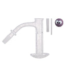 IC Quartz - Mirage | 10mm 45D Banger | Fully Frosted Banger | Includes Carb Cap, Terp balls | 5 Colors
