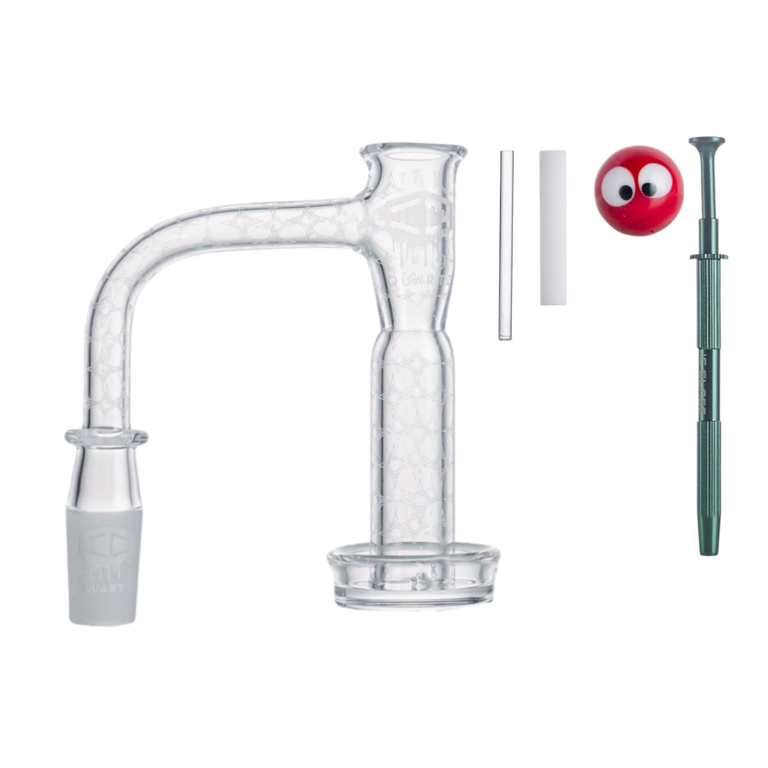 IC Quartz - Voyager 4th Gen | 14mm 90D Banger | Includes Terp Ball Grabber | 5 Colors