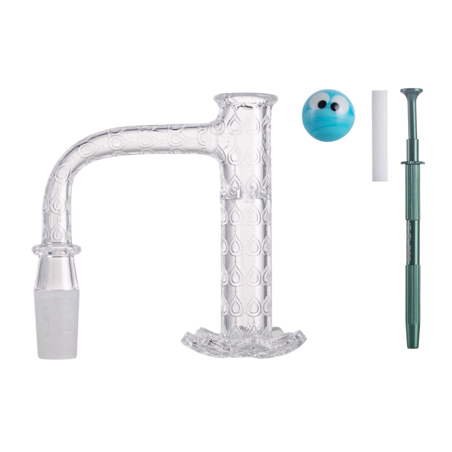 IC Quartz - Crystal 2nd Gen | 14mm 90D Banger | Includes Terp Ball Grabber | 5 Colors