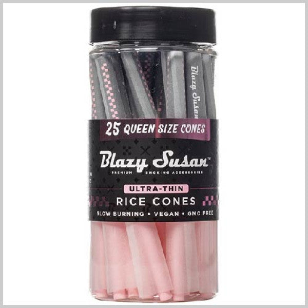 Blazy Susan Ultra Thin Rice Cones | 25 Queen Size Cones Main image