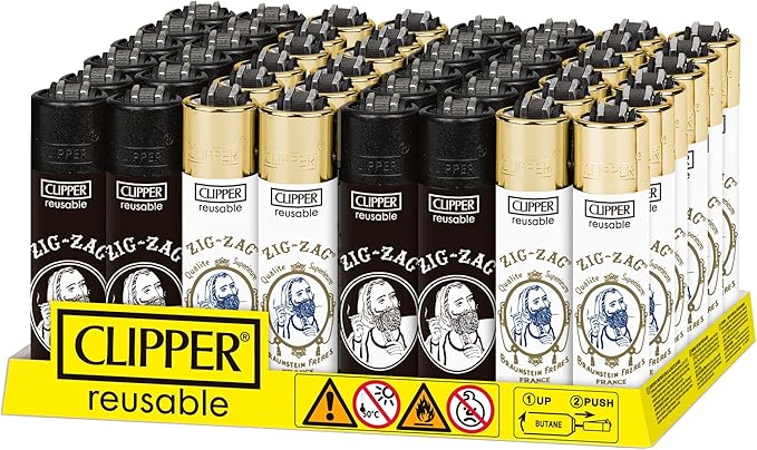 Clipper Lighter 48CT ZIG ZAG