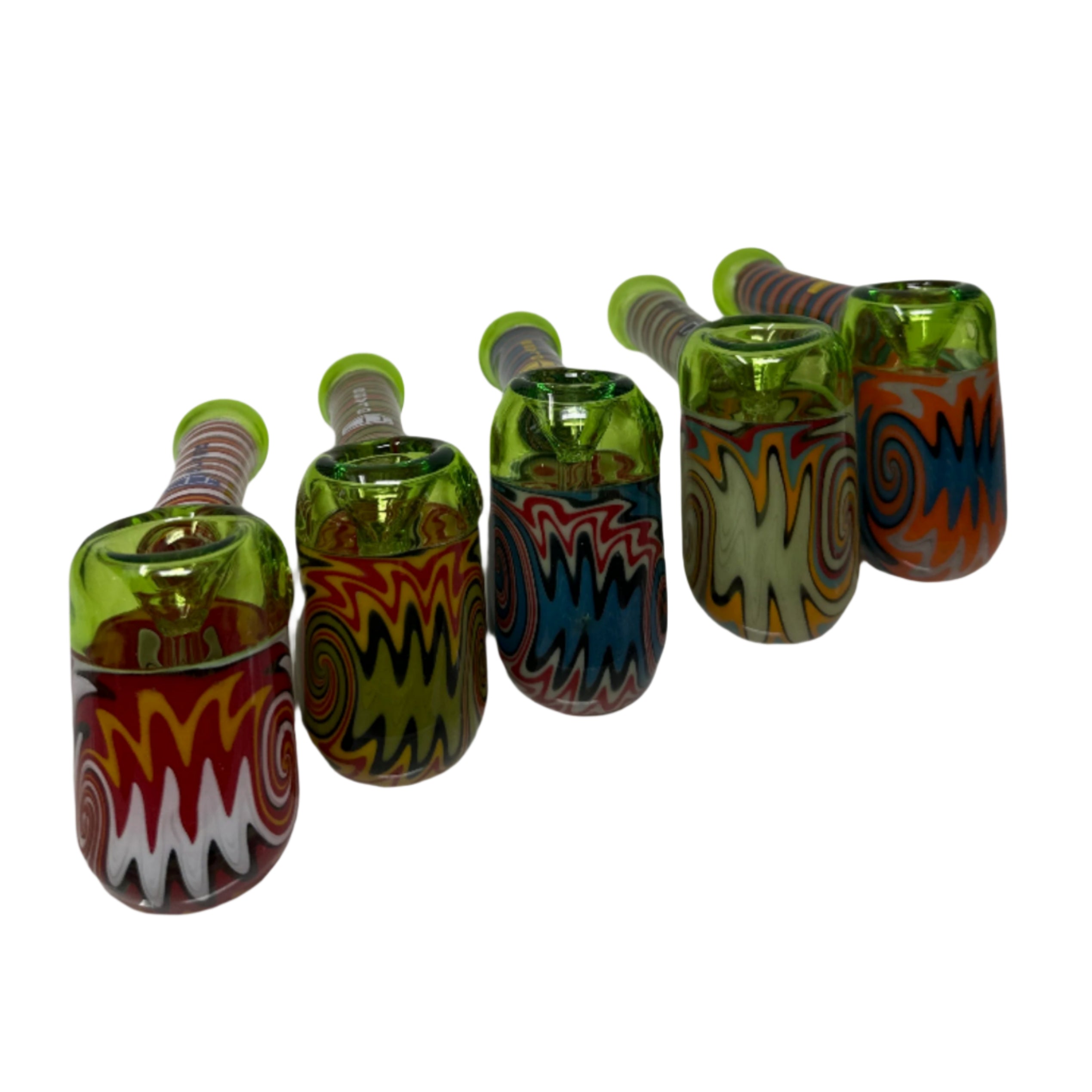 IC Glass - Hammer Style Bubbler Hand pipe | 6colors | ICHP3078 Secondary image