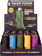 TOKER POKER - Poker + Lighter Sleeve + Tamper | 25ct/Box
