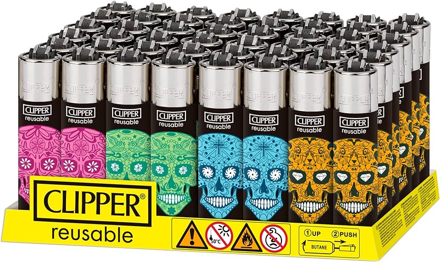 CLIPPER REUSABLE LIGHTERS  | 48  Count