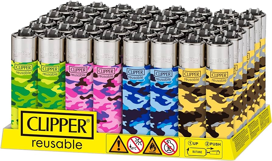 CLIPPER REUSABLE LIGHTERS  | 48  Count