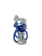 King Pluto - Double Deck Recycler Dab Rig with Diamond Knob