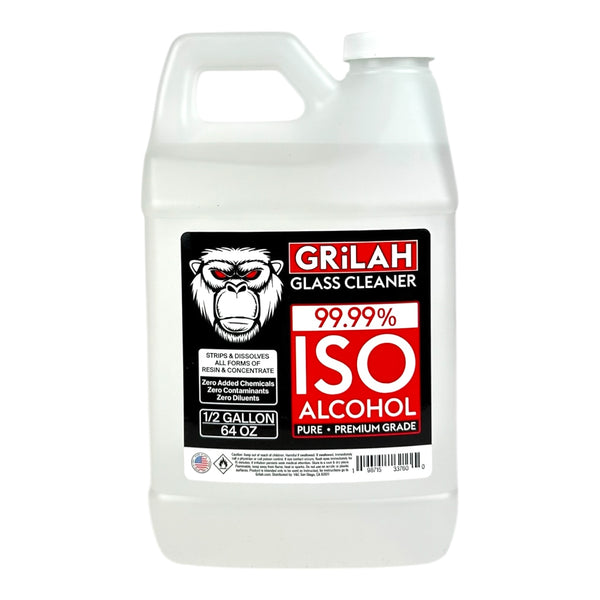 GRILAH - ISO Glass Cleaner |  Half Gallon | Single Unit
