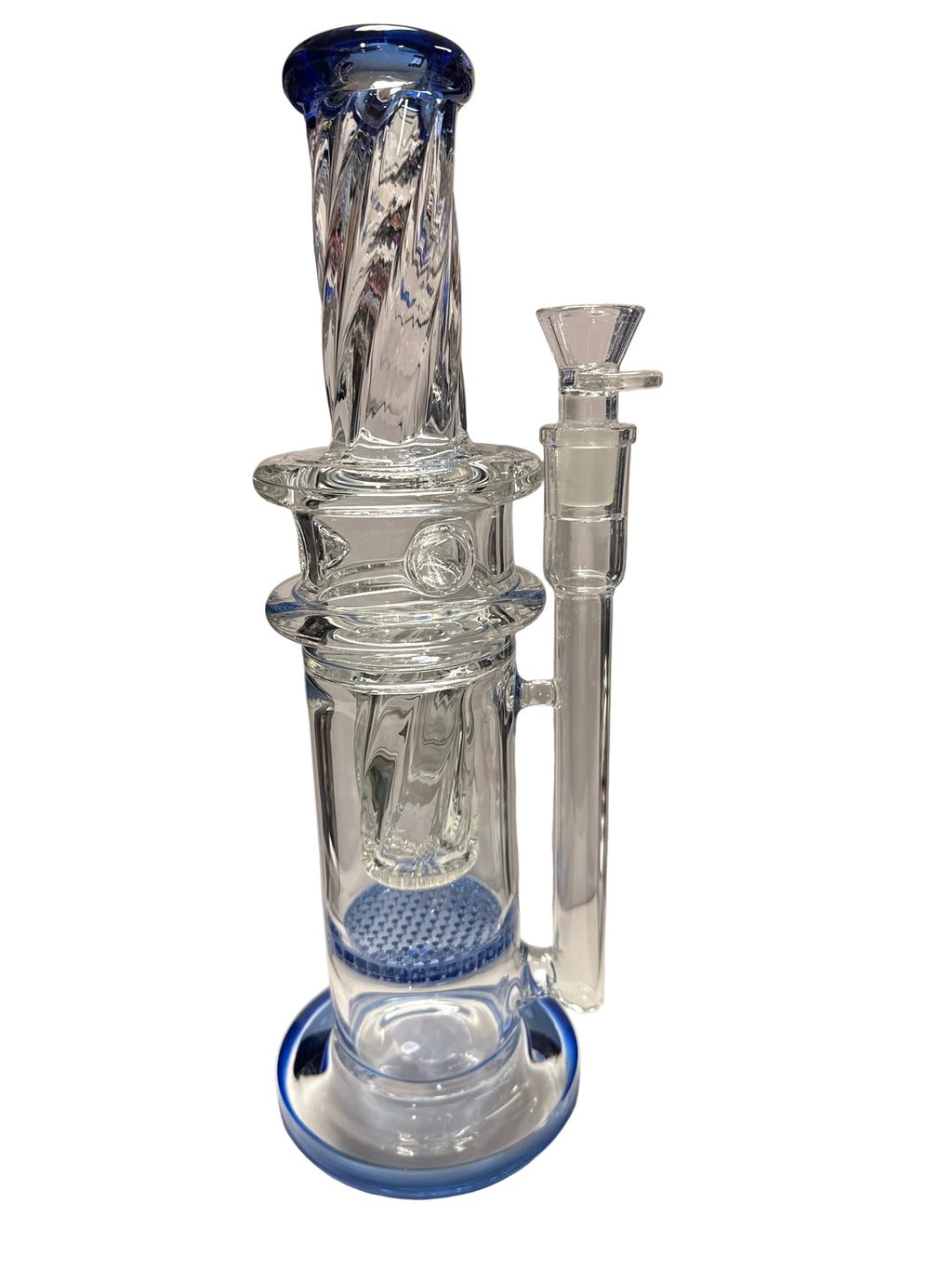Honey comb perc straight shooter | 3 chambers | 9mm Thick | WP5322