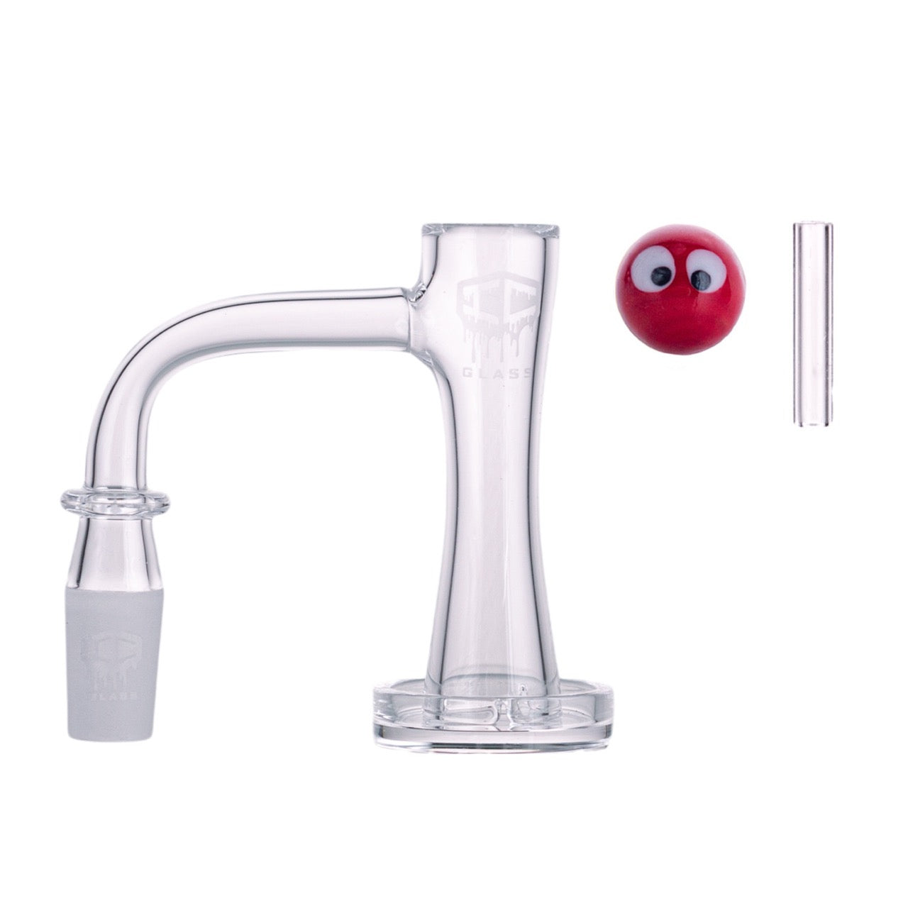 IC Glass - Queets | 14mm 90D Quartz Banger | Includes Carb Cap, Terp Balls & Sticker | 6 Colors Secondary image