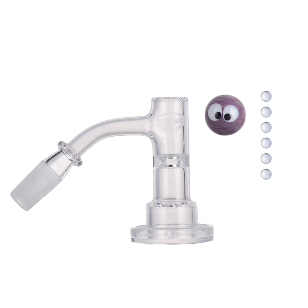 IC Quartz - Odyssey 3rd Gen | 14mm 45D Banger | Includes Carb Cap, Terp balls | 5 Colors