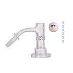 IC Quartz - Haze | 10mm 45D Banger | Includes Carb Cap, Terp balls | 5 Colors