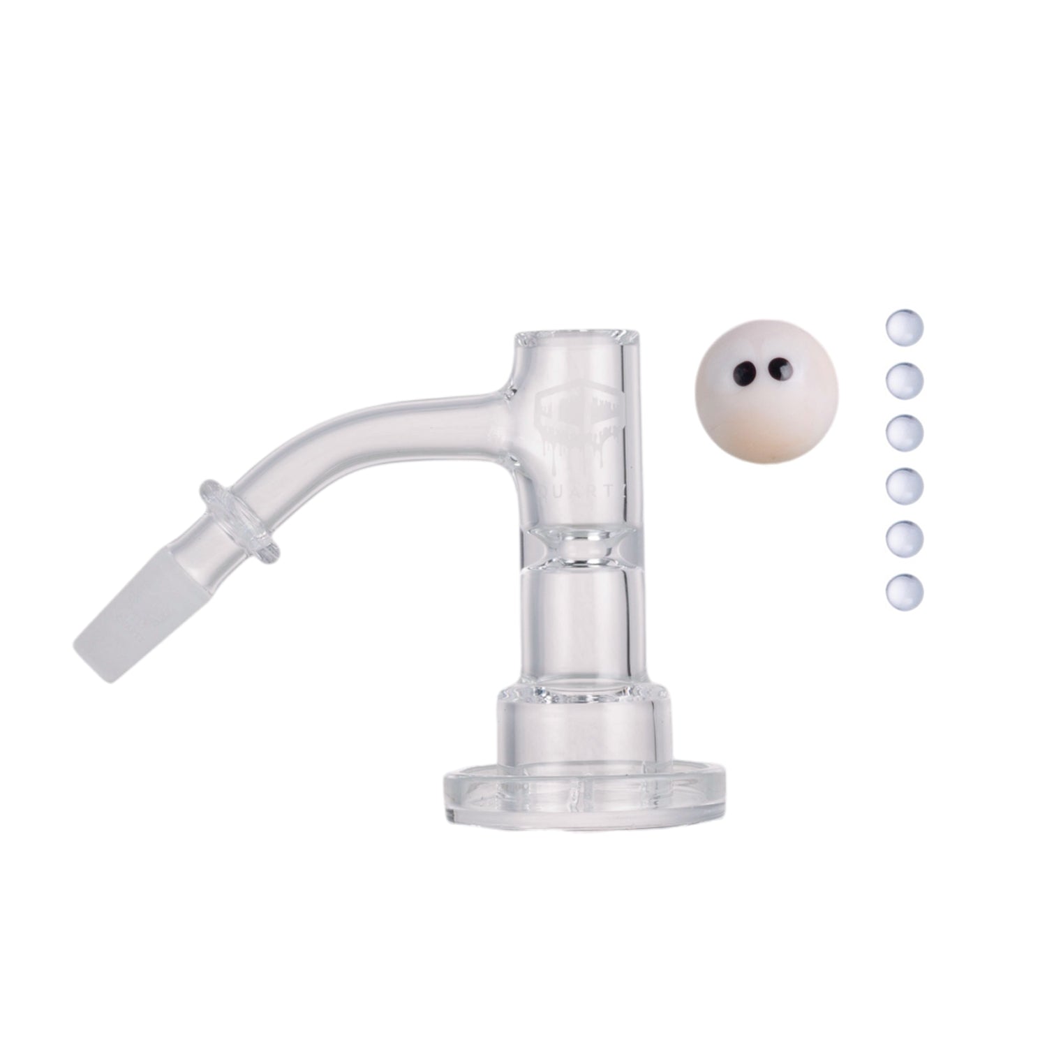 IC Quartz - Haze | 10mm 45D Banger | Includes Carb Cap, Terp balls | 5 Colors