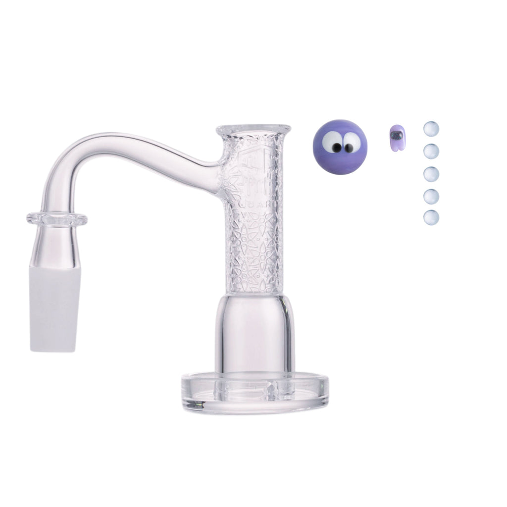 IC Quartz - Highsky 2nd Gen | 14mm 90° Banger | Includes Terp Ball Grabber | 5 Colors