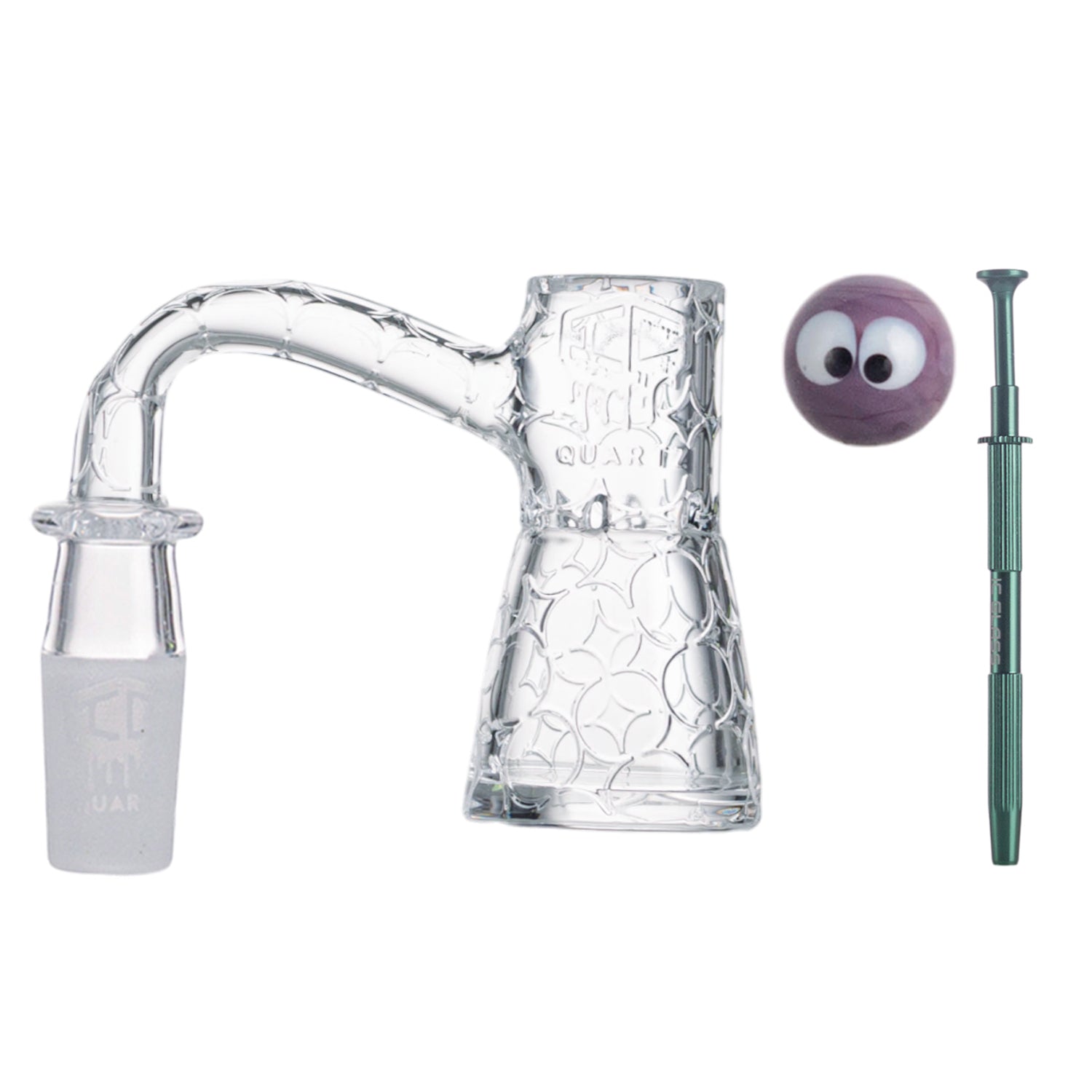 IC Quartz - Mystic 2nd Gen | 14mm Male Banger | Includes Terp Ball Grabber | 5 Colors