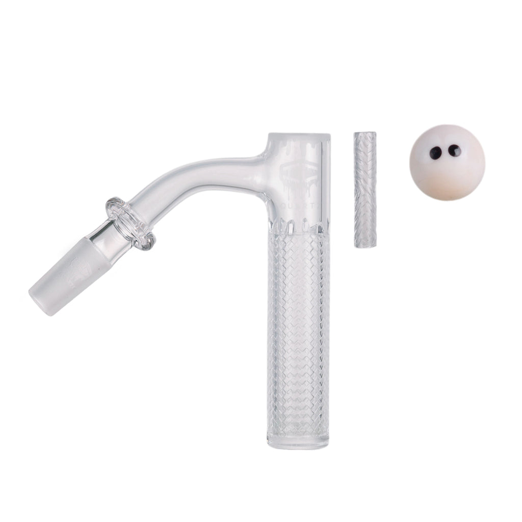 IC Quartz - Eclipse | 10mm 45D Banger | Includes Carb cap, Terp Ball | 5 Colors