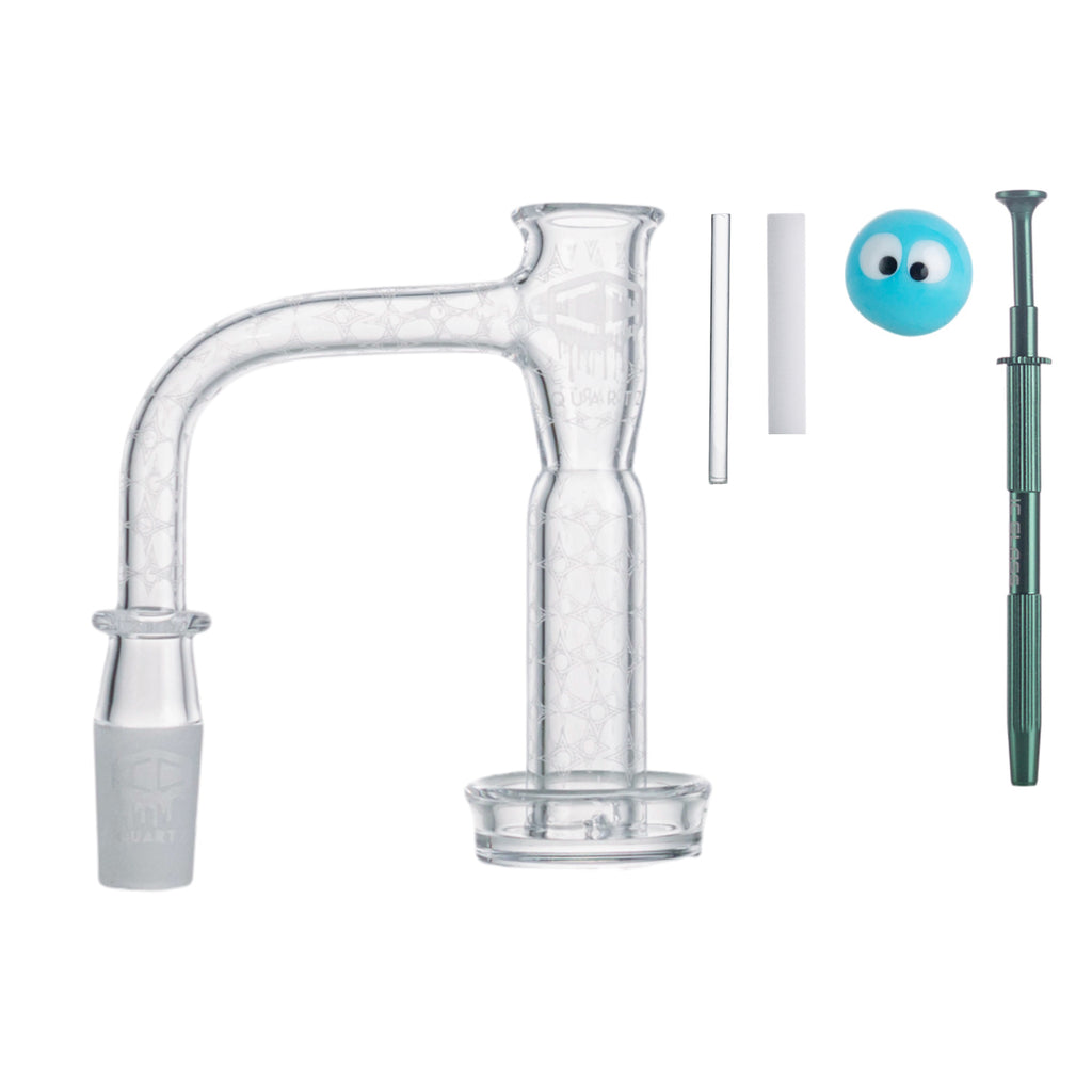 IC Quartz - Voyager 4th Gen | 14mm 90D Banger | Includes Terp Ball Grabber | 5 Colors