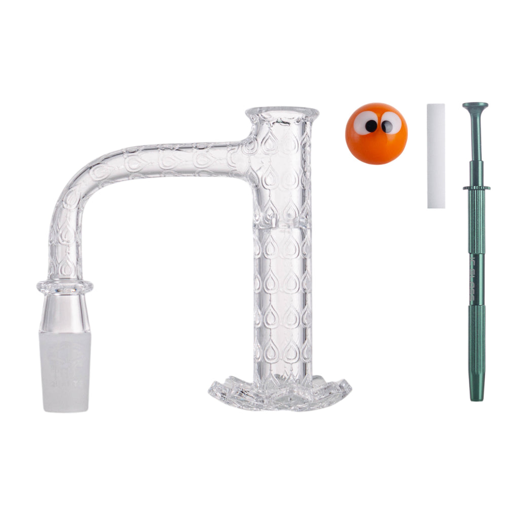 IC Quartz - Crystal 2nd Gen | 14mm 90D Banger | Includes Terp Ball Grabber | 5 Colors