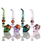 IC Glass Cannabique | Wig Wag Bubbler | 7" | Sherlock